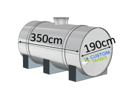 Rezervor orizontal 10000 litri